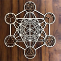 Flower of Life Wall Art - Wooden Home Décor/ Crystal Grid - Centennial