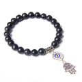 Handmade Natural Stone Lotus Buddha Beads Bracelet - Centennial