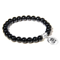 Handmade Natural Stone Lotus Buddha Beads Bracelet - Centennial