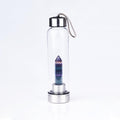 Natural Quartz Gemstone Glass Water Bottle - Centennial