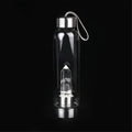 Natural Quartz Gemstone Glass Water Bottle - Centennial