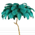 Nordic Ostrich Feather LED Floor Lamp - Centennial