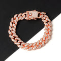 Bling Iced Out Cuban Zirconia Bracelets - Centennial