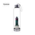Natural Quartz Gemstone Glass Water Bottle - Centennial