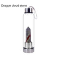 Natural Quartz Gemstone Glass Water Bottle - Centennial