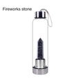 Natural Quartz Gemstone Glass Water Bottle - Centennial