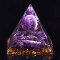 Natural Amethyst Sphere Orgone Pyramid Orgonite Energy - Centennial