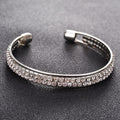 Elegant Rhinestone Cuff Bracelet - Centennial