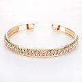Elegant Rhinestone Cuff Bracelet - Centennial