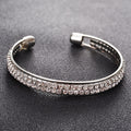 Elegant Rhinestone Cuff Bracelet - Centennial
