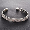 Elegant Rhinestone Cuff Bracelet - Centennial