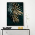 Abstract Golden Plant Leaves Wall Posters - Centennial 