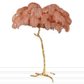 Nordic Ostrich Feather LED Floor Lamp - Centennial 