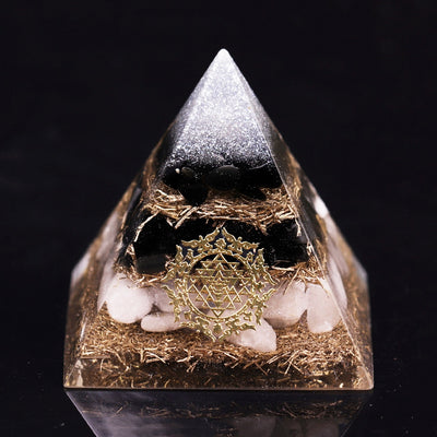 Powerful Orgonite Pyramid - Obsidian - Centennial 