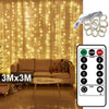 Remote Control Curtain LED Lights