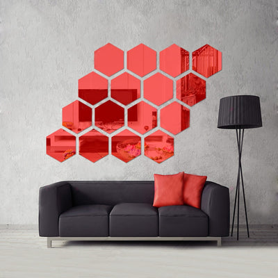 Hexagon Adhesive 3D Wall Sticker - Centennial 