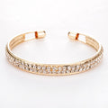 Elegant Rhinestone Cuff Bracelet - Centennial 